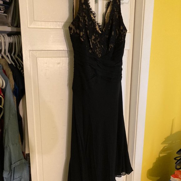 Anne Klein - US 4 - Black Sleeveless Flirty Formal Fun! - Picture 3 of 12